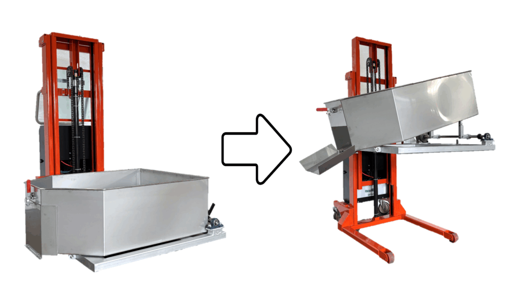 バケットリフター
傾斜付き